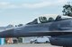 14th Fighter Squadron F-16 pilot  taxiing