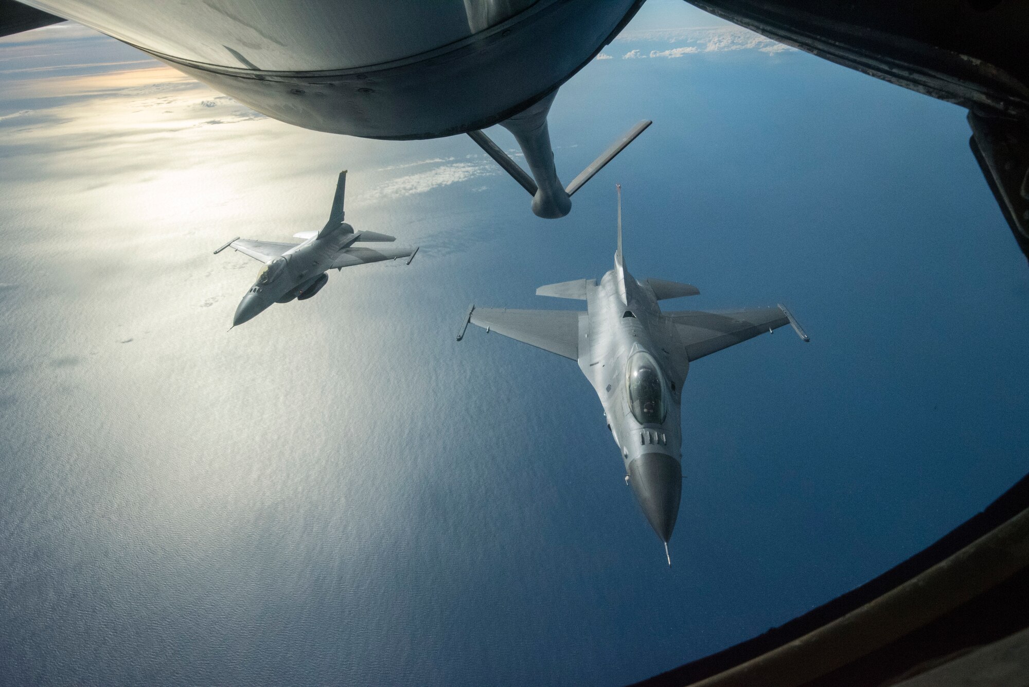 Refueling Over the Pacific