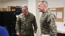 Commander for Marine Corps Installations Command, Coglianese is paying a visit to Chemical Biological Incident Response Force Company to tour facilities and meet Marines and Sailors.