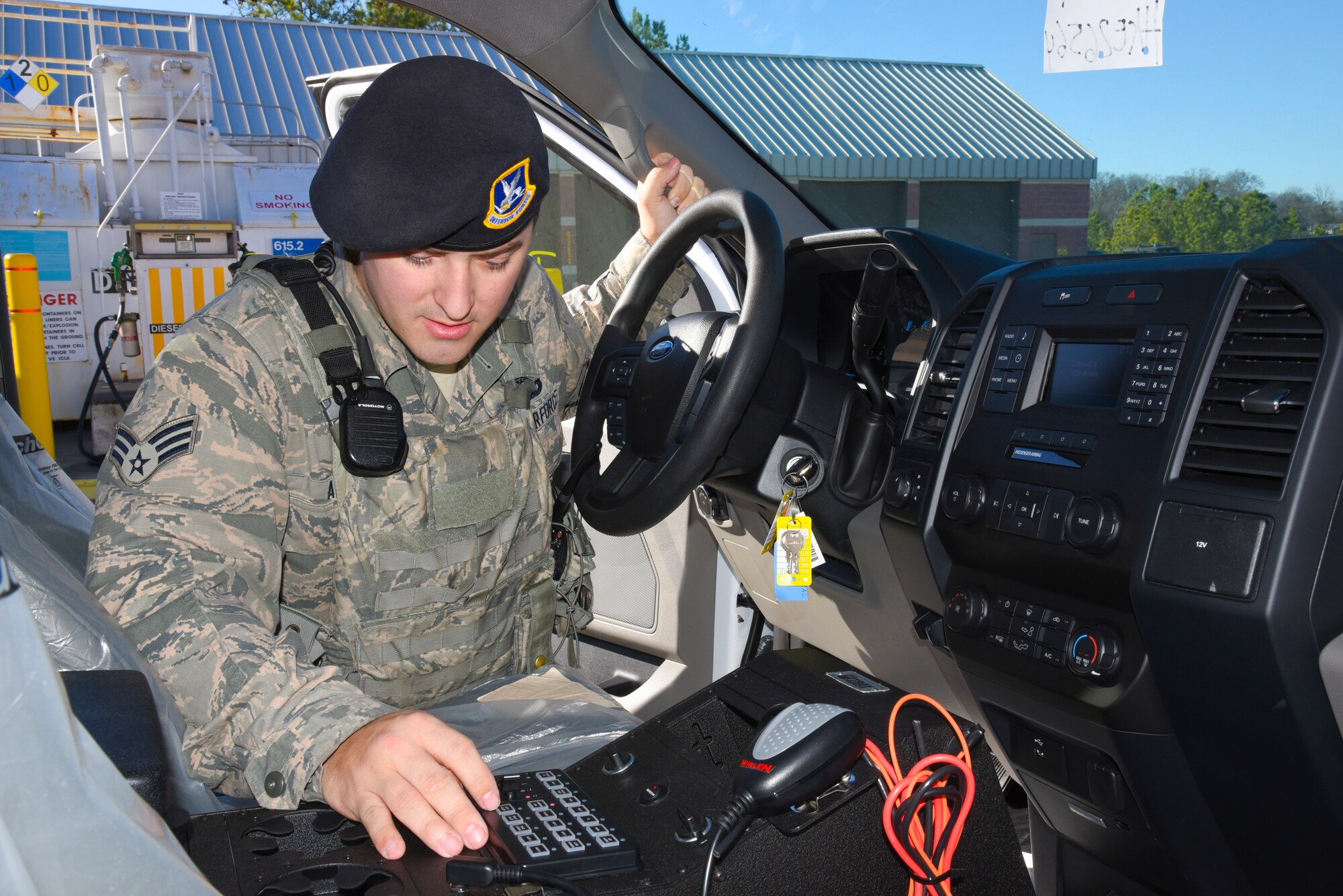 117 ARW Security Forces Squadron Receives New Vehicle