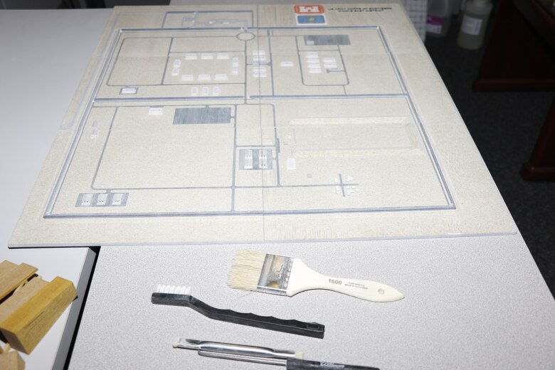 The USACE Center of Standardization for Nonpermanent Facilities has a readymade library of camp laydown plans, facility designs and standards, and a state of the art 3d printer which produces three dimensional models of entire base layouts.