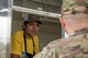 Nalinmat Villasenor, 20th Force Support Squadron food services employee, takes a Team Shaw member’s order at the Weasel Wagon at Shaw Air Force Base, S.C., April 10, 2018.