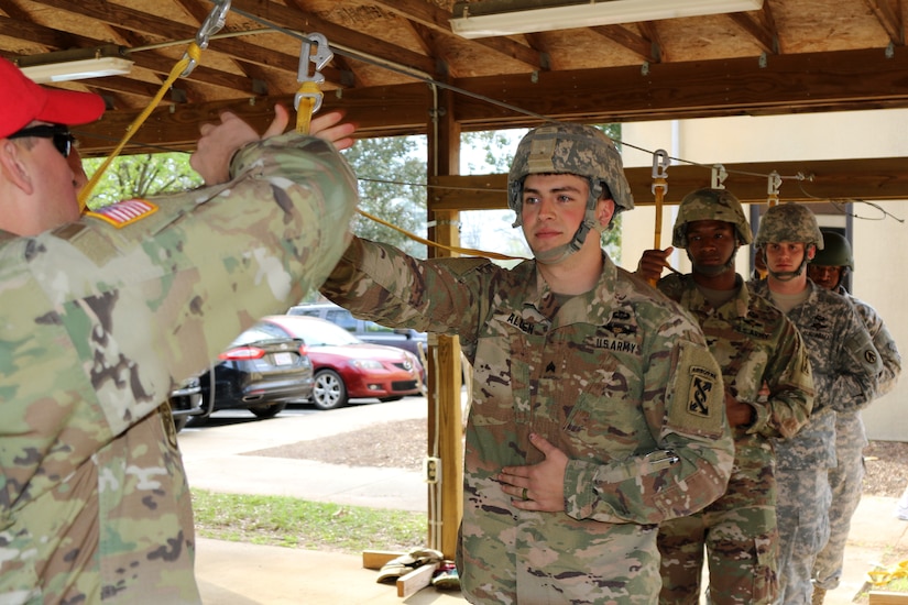 Parachute riggers focused on providing safe landings