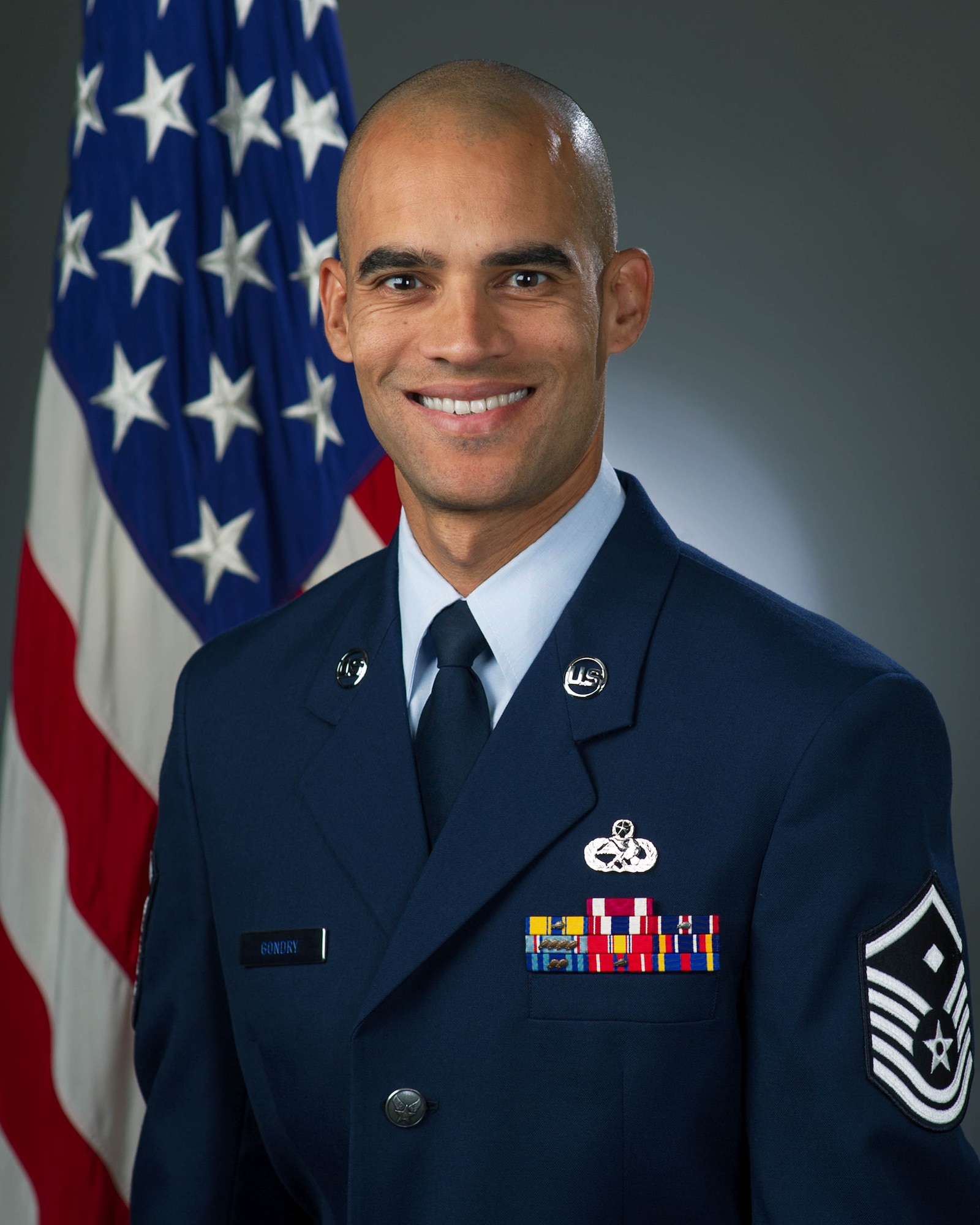 Master Sgt. Khafiz Gondry, official photo, U.S. Air Force