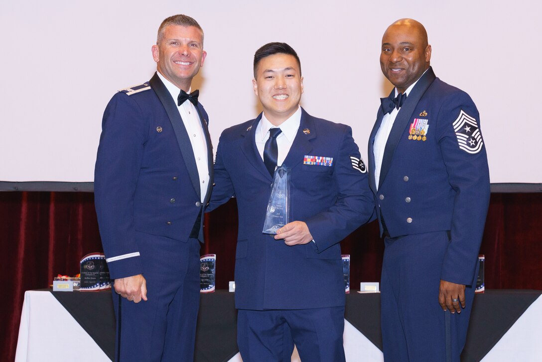 Winners from the 446th Airlift Wing annual awards banquet.