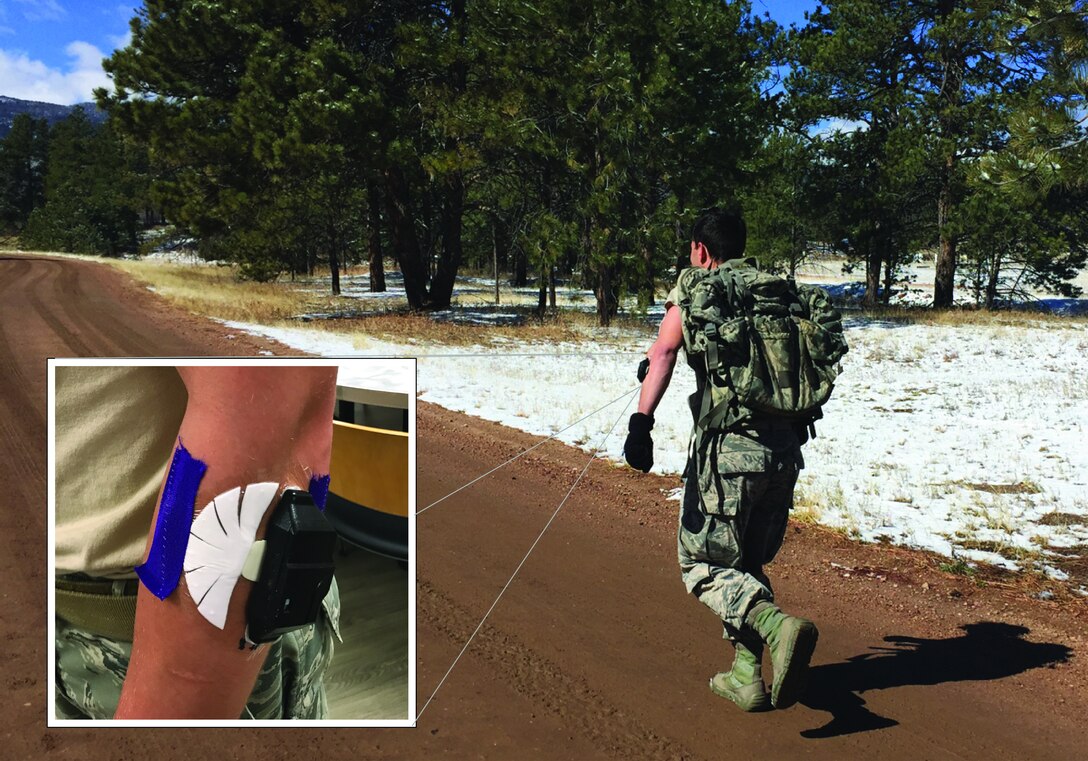USAF Academy Cadet models novel AFRL sweat sensor technology