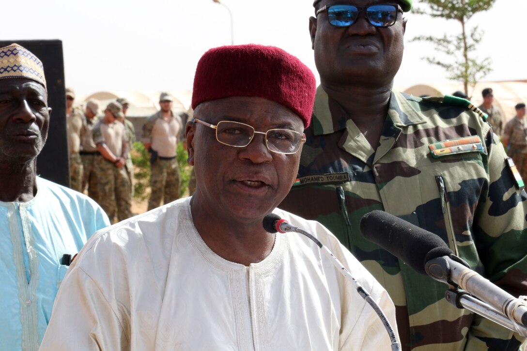 Governor of Niger's Tahoua region speaks.