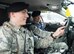 U.S. Air Force Senior Airman Nicholas Miller, left, and Staff Sgt. Ian Metcalf, 569th United States Forces Police Squadron desk patrolmen, use a tablet and satellite tracking application to locate other patrolmen on Vogelweh Military Complex, Germany, March 9, 2018. The 569th USFPS uses tablets installed with three applications to perform the function of a computer aided dispatching system at a small fraction of the cost. (U.S. Air Force photo by Senior Airman Elizabeth Baker)