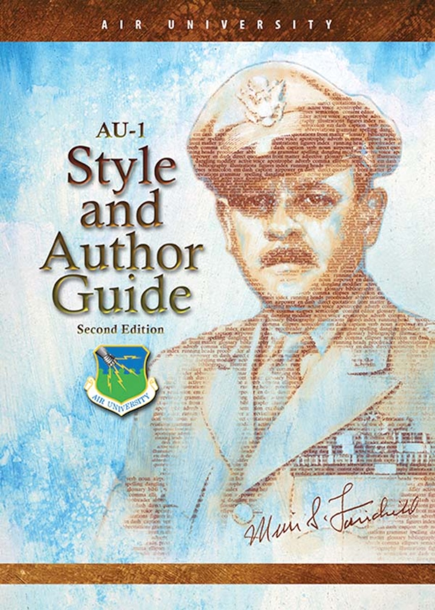 Book Cover - AU-1 Air University Style and Author Guide
