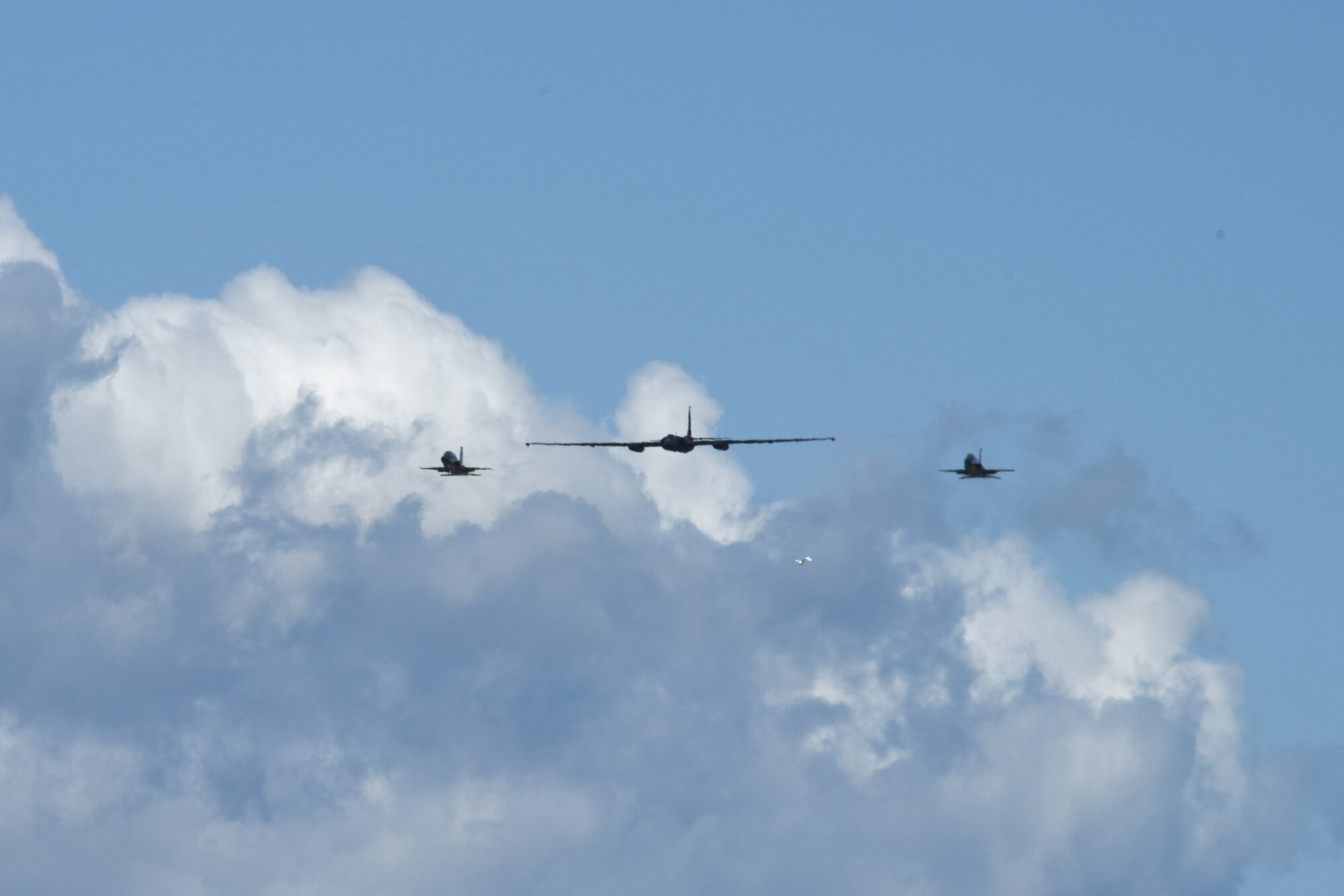 U-2 and T-38 formation flight
