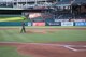 In celebration of Air Force Reserve's 70th Birthday, Maj. Gen. Ronald B. Miller threw out the first pitch at the Texas Rangers game against the Los Angeles Angels. The Dyess Air Force Base Honor Guard presented the colors for the game as well.