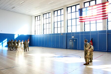 Soldiers in formation
