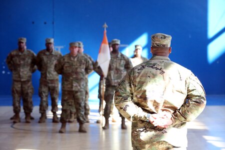 Soldiers in formation
