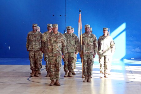 Soldiers in formation