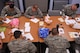 U.S. Airmen complete a pre-test during a Dad’s 101 class at Shaw Air Force Base, S.C., April 13, 2018.