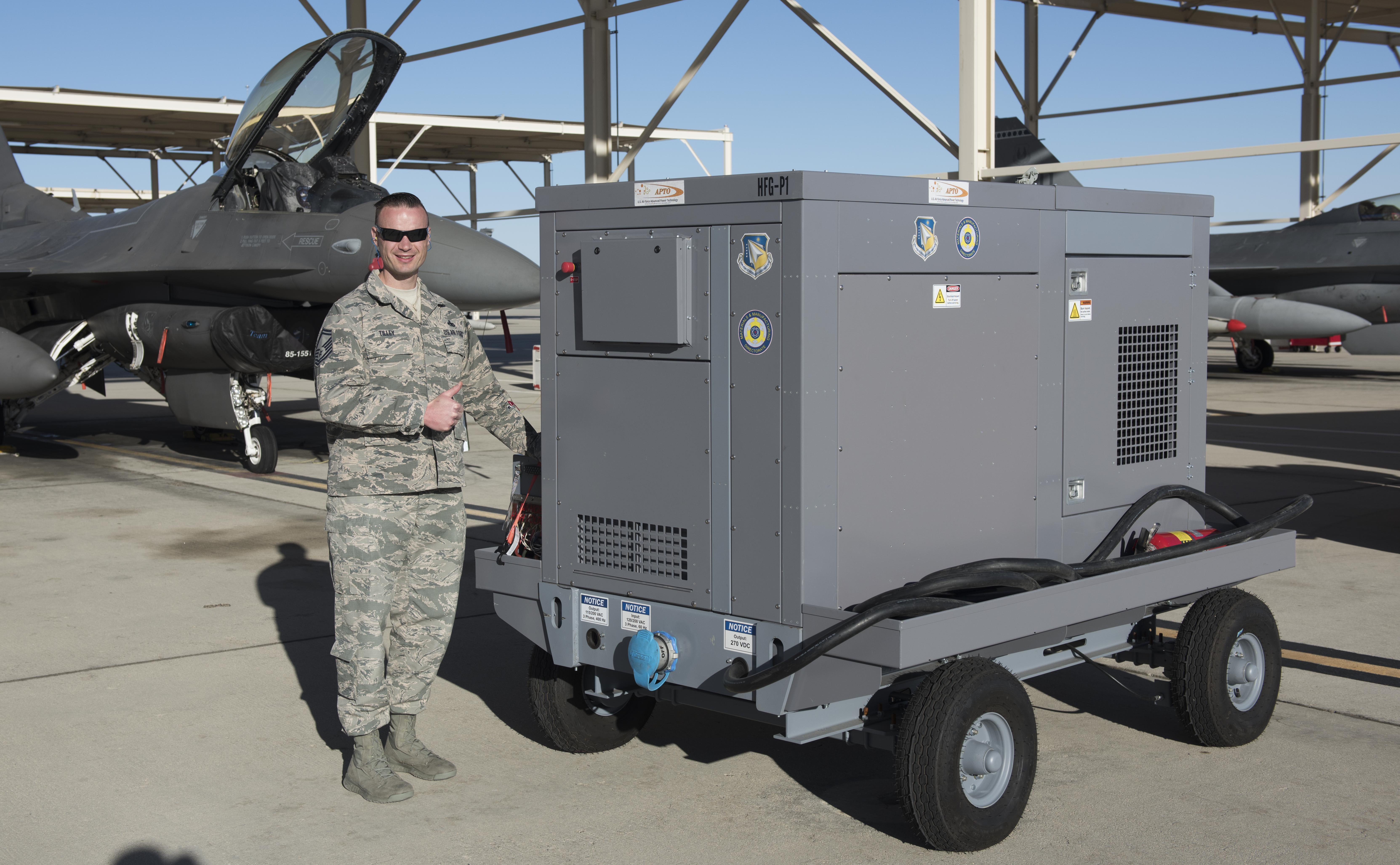Hybrid generator could make aircraft maintenance more efficient, effective, user friendly > Wright-Patterson AFB > Article