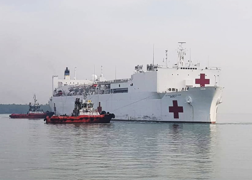 USNS Mercy arrives in Malaysia for Pacific Partnership