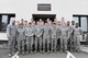 The 86th Vehicle Readiness Squadron vehicle operations flight poses for a group photo on Ramstein Air Base, Germany, April 11, 2018. Between 2016 and 2017, the 86th VRS Vehicle Operations Flight decreased accidents by 40 percent, and saved approximately $21,800 in total savings and cost avoidance the last year. Innovation Madness is a competition-based outreach campaign promoting continuous process improvement and cultivating a culture of innovation throughout U.S. Air Forces in Europe. (U.S. Air Force photo by Senior Airman Savannah L. Waters)