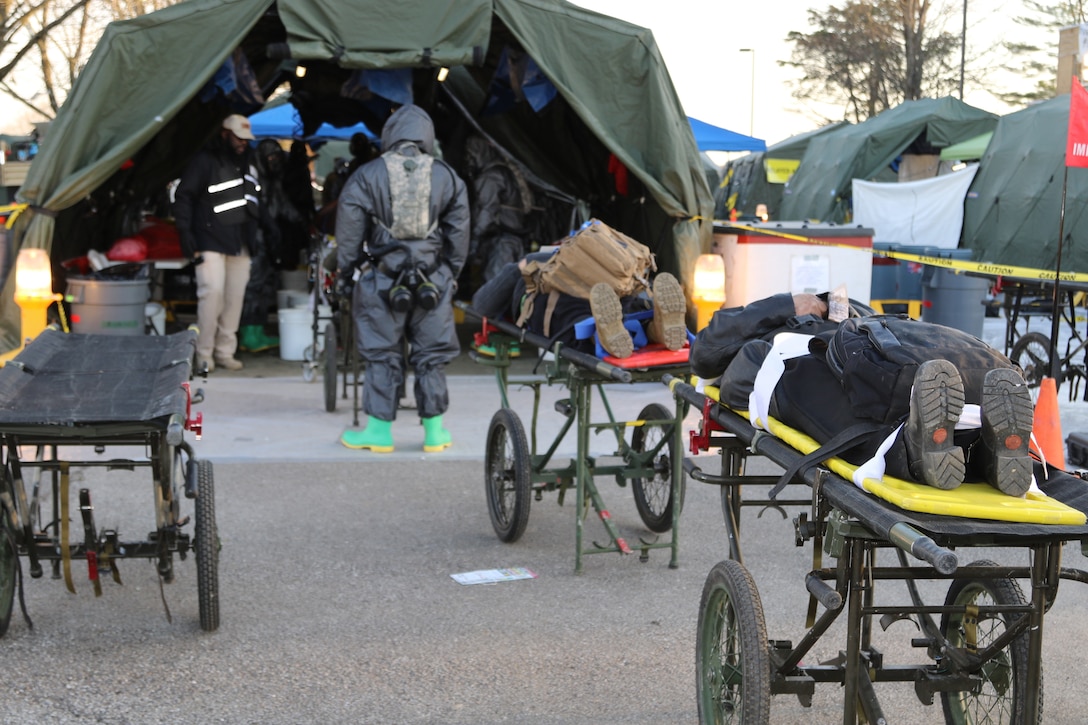 Army Reserve, National Guard team up for CBRN exercise