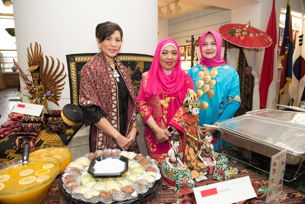 On March 29, 2018, the National Defense University's International Fellows from the Class of 2018 prepared and served cuisine from their home countries to NDU's students, faculty, and staff. The luncheon took place in Marshall Hall at Fort McNair in Washington, DC.