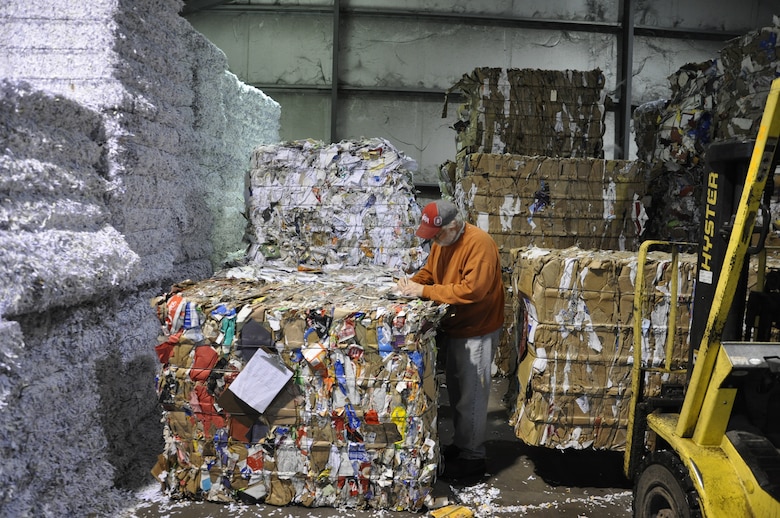 Recycling Center Lowers Waste Generates Income Wright Patterson Afb Article Display