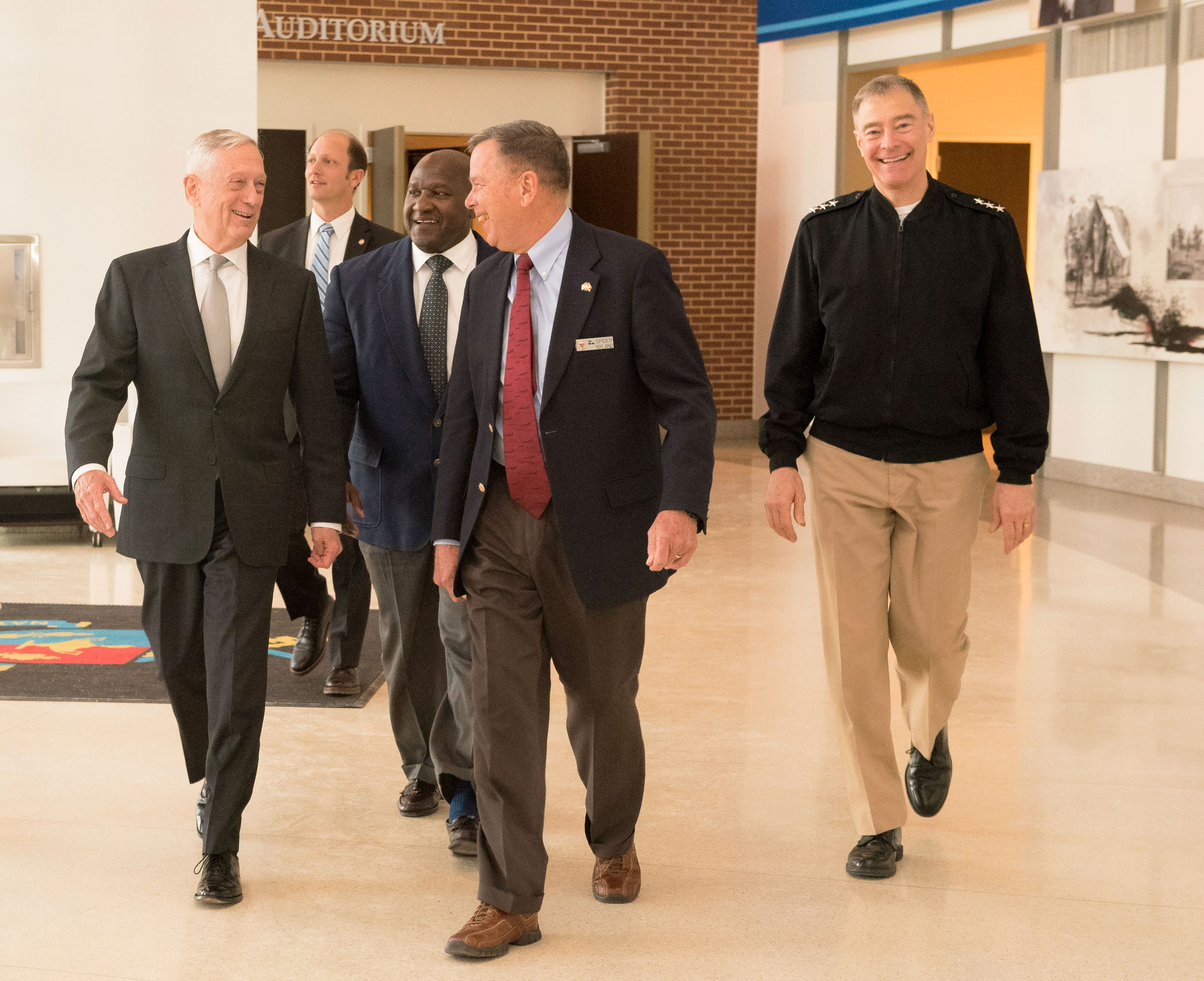 Secretary Of Defense James Mattis Visits Keystone Students