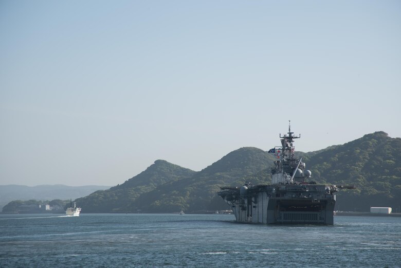 Bonhomme Richard departs Sasebo, concludes forward-deployed service