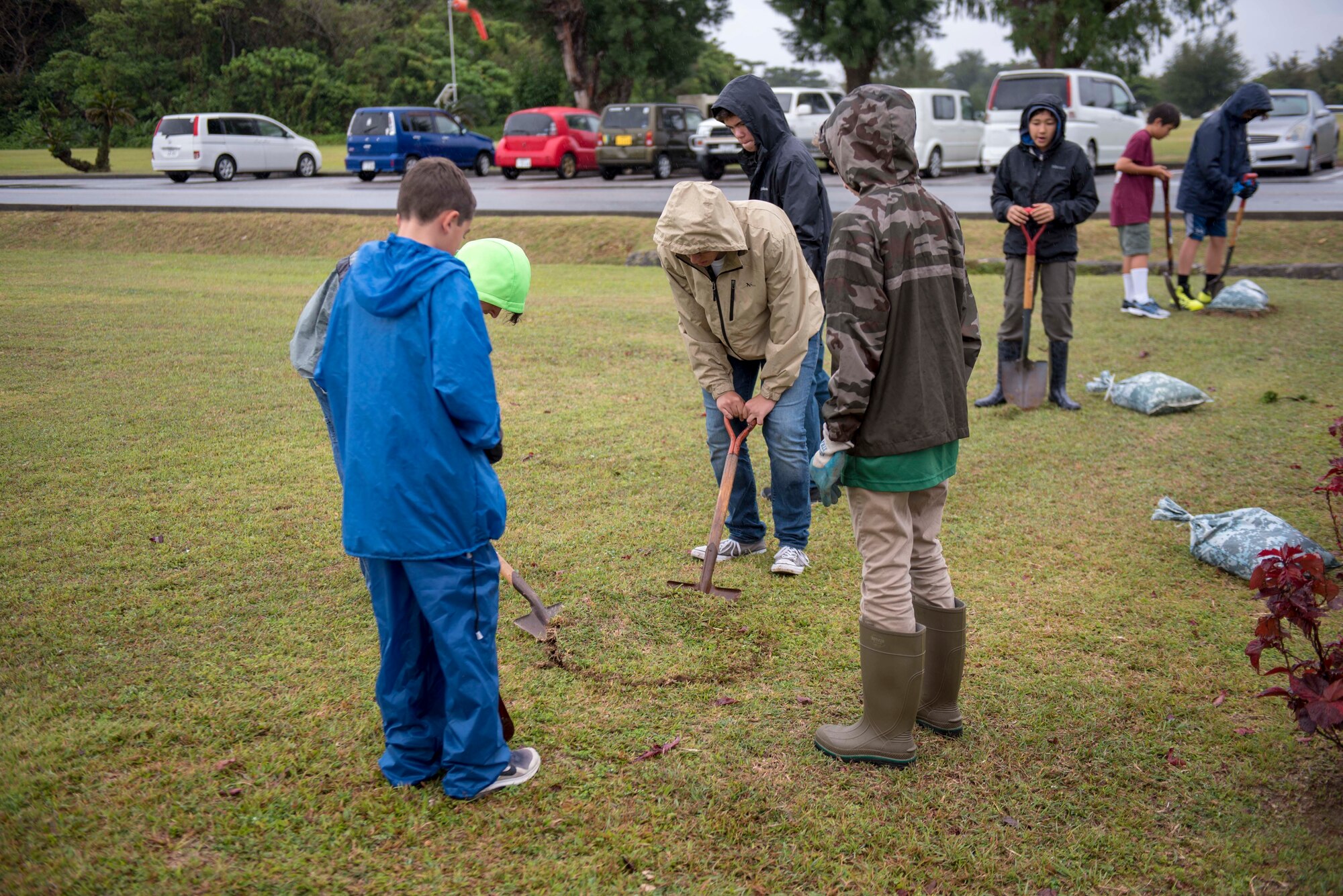 718th CES and Boy Scouts commemorate Earth Day