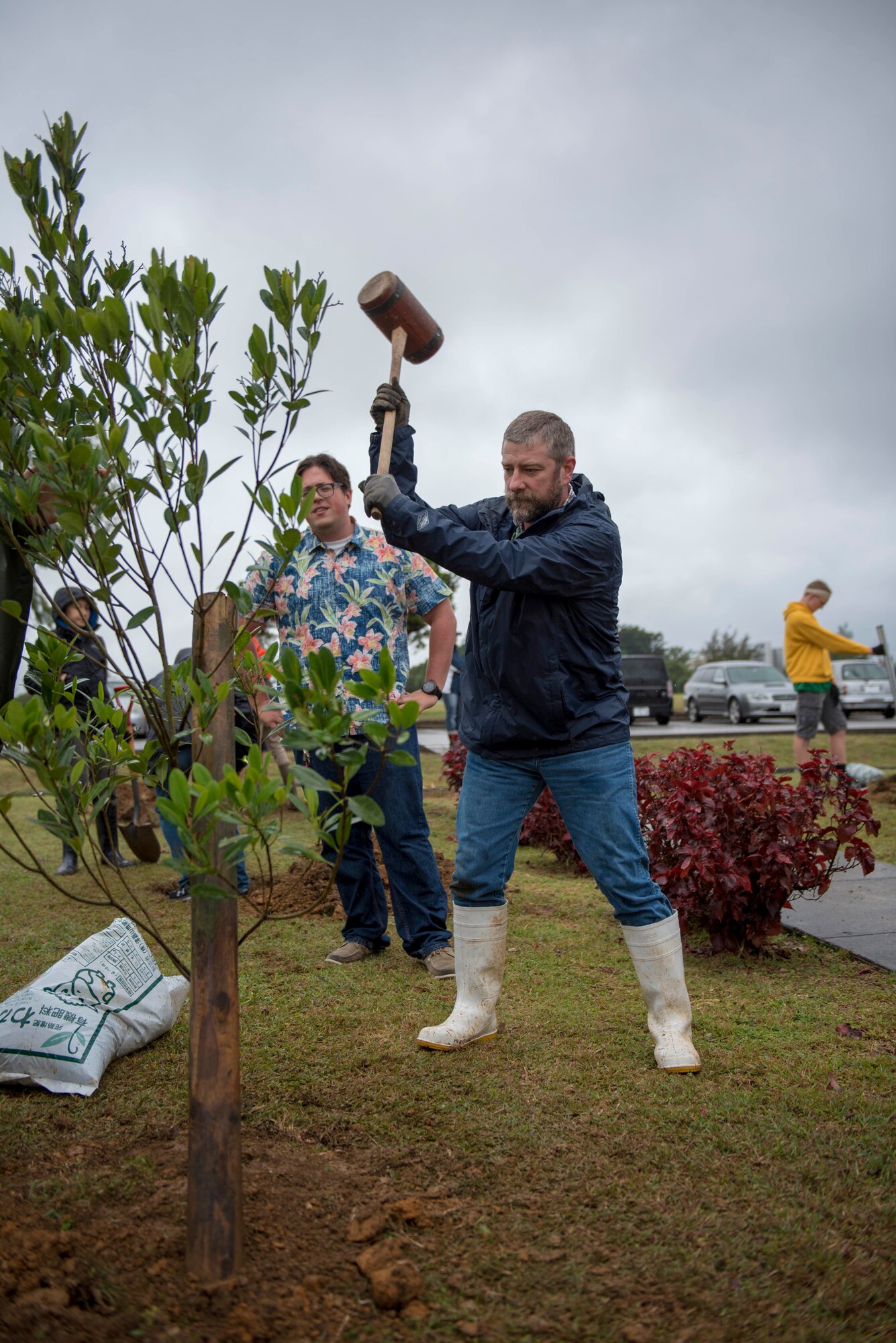 718th CES and Boy Scouts commemorate Earth Day