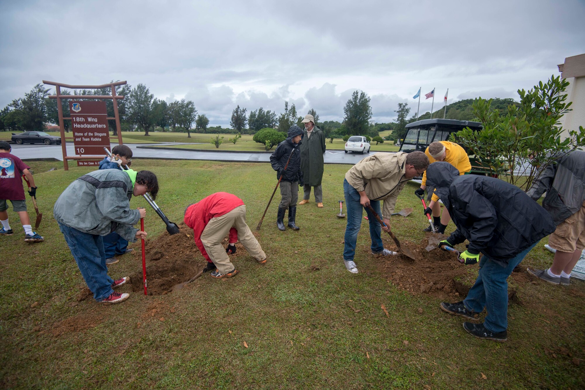 718th CES and Boy Scouts commemorate Earth Day