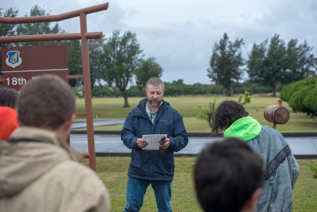 718th CES and Boy Scouts commemorate Earth Day