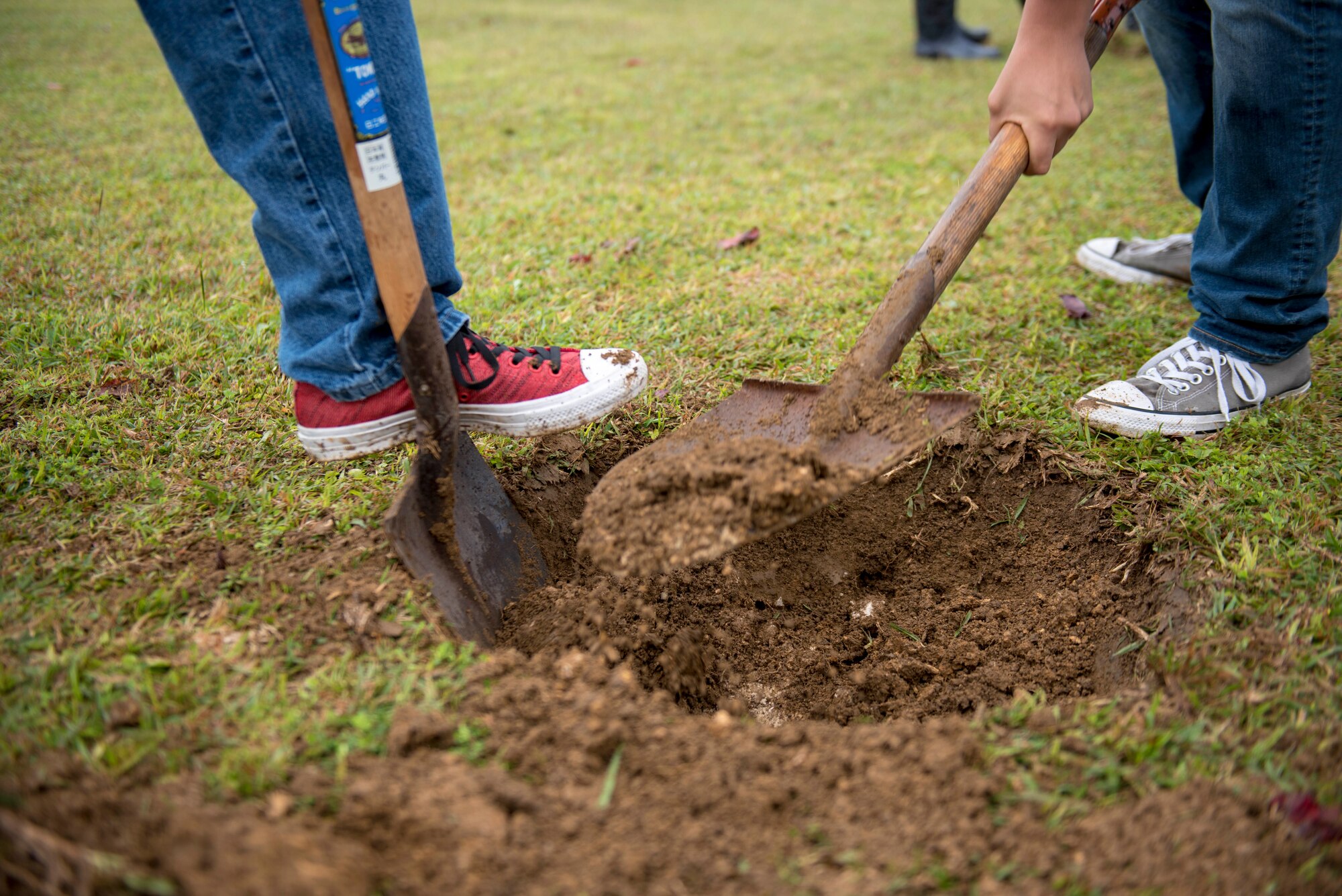 718th CES and Boy Scouts commemorate Earth Day
