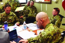 meeting of Soldiers
