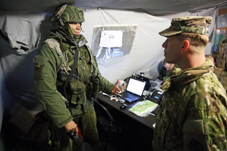 Soldiers in the field