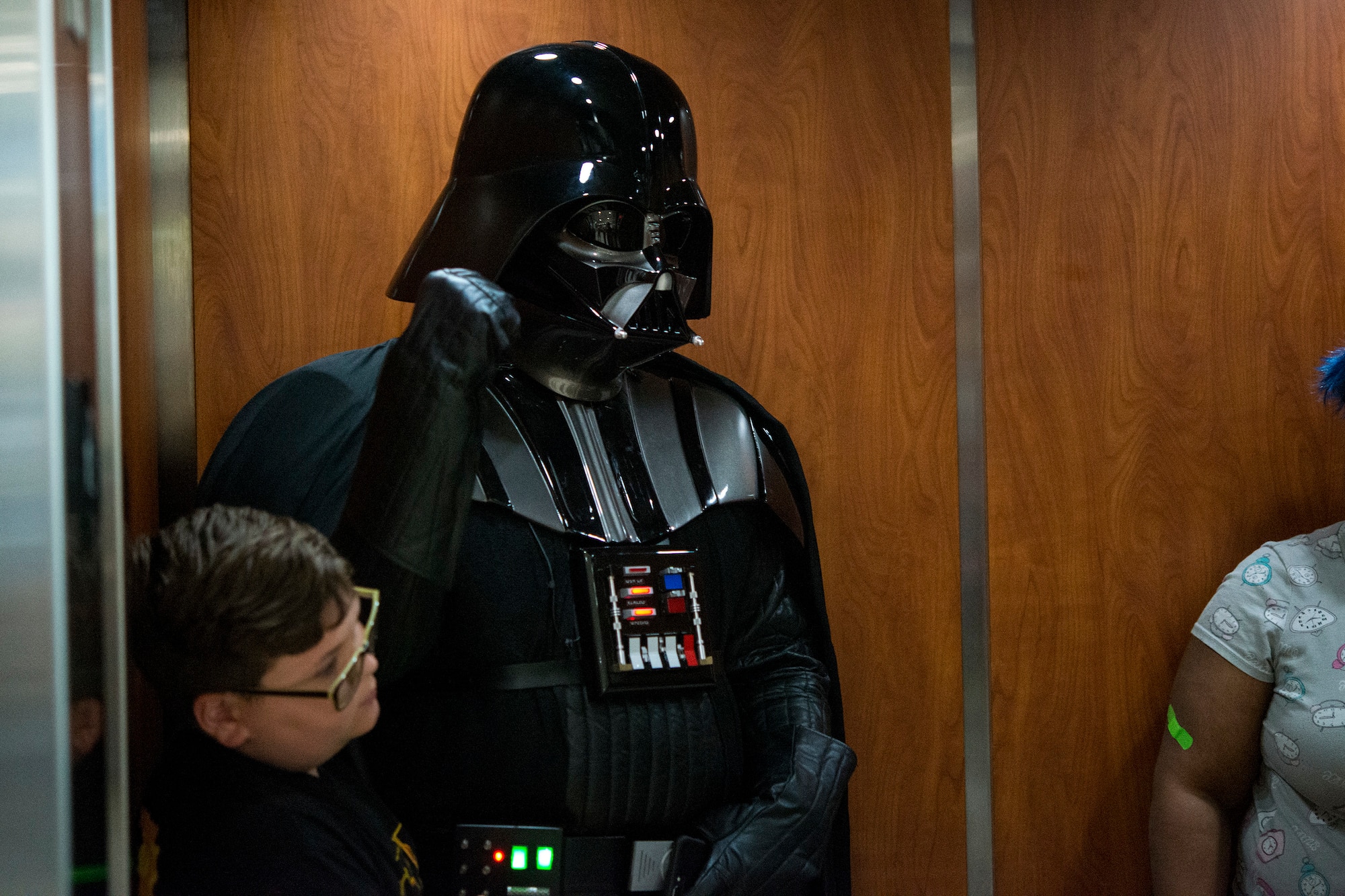 A cosplayer poses for a photo while at Tiger Con, April 14, 2018, in Valdosta, Ga. Tiger Con was a convention, open to Moody residents and the local community, geared toward giving pop culture enthusiasts a chance to dress and role play as their favorite movie, TV show or comic characters. The event included a costume contest, an anime themed café, pop-culture artist panels along with shopping vendors and a guest appearance of veteran voice actor Richard Epcar, who’s known for portraying Raiden in the video series Mortal Kombat. (U.S. Air Force photo by Airman 1st Class Erick Requadt)