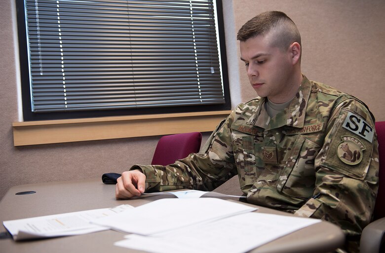 Whiteman Air Force Base, Mo., hosted an enlisted commissioning fair at Whiteman AFB, April 11, 2018. Airmen from different career fields around Whiteman attended the enlisted commissioning fair to learn about different commissioning options like OTS, the Air Force Academy, medical commissioning programs and more.