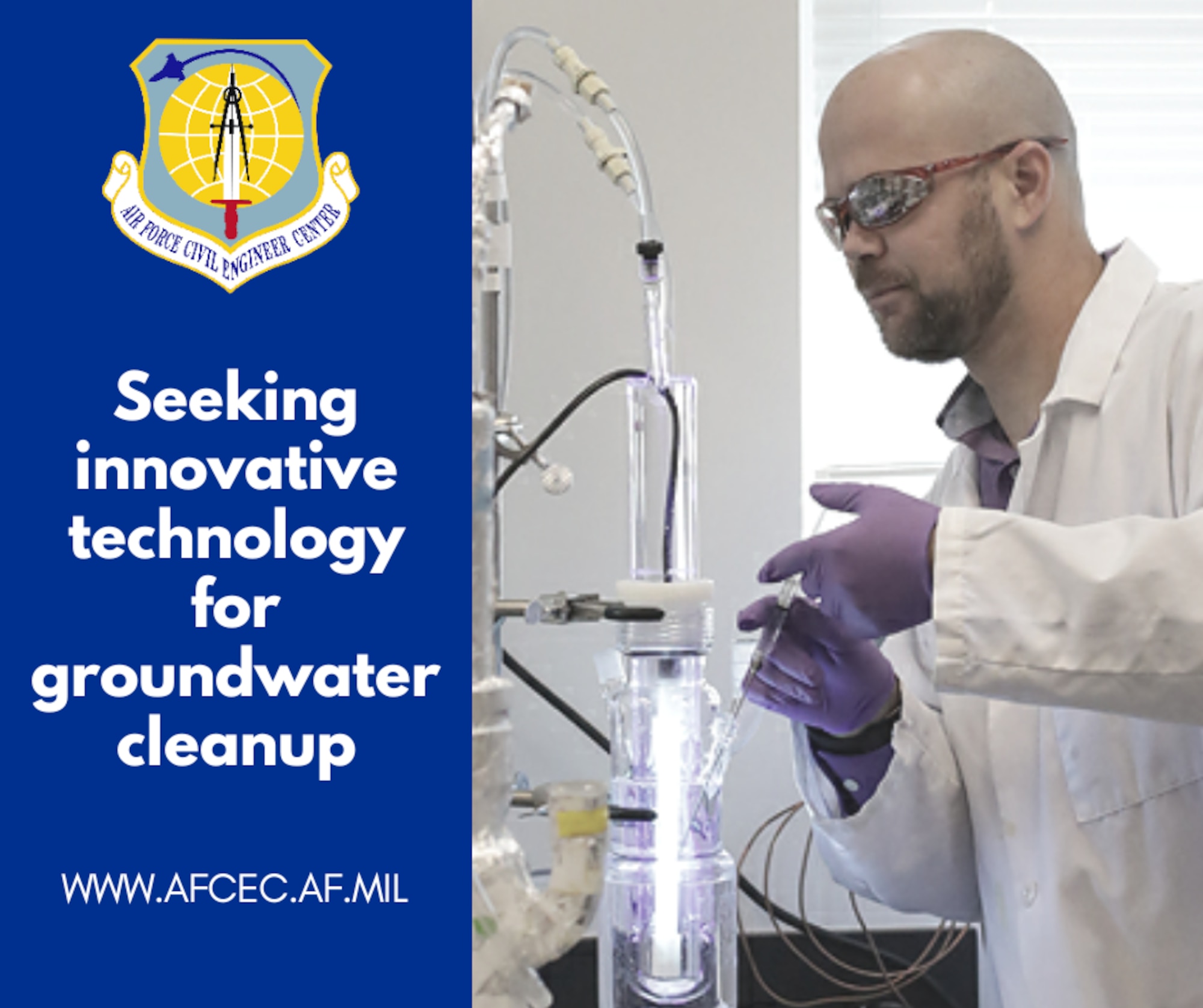 The Air Force is working closely with leading academic researchers to solve a global challenge: cleaning groundwater contaminated with Perfluorooctane Sulfonate and Perfluorooctanoic Acid, known as PFOS and PFOA.