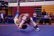 Capt. Brandon Mueller, in blue, takes down Army's Austin Craig at the 2018 Armed Forces Championships.  Mueller, Air Force Research Laboratory’s Space Vehicles Directorate, will compete in Las Vegas in April