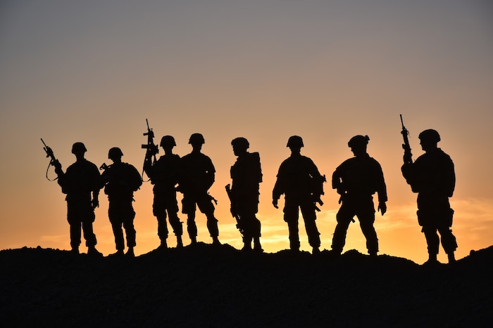 Soldiers from Task Force Stalwart, composed of soldiers from 1st Battalion, 41st Infantry Regiment, 2nd Brigade Combat Team, 4th Infantry Division, pose for a group photo in Afghanistan.