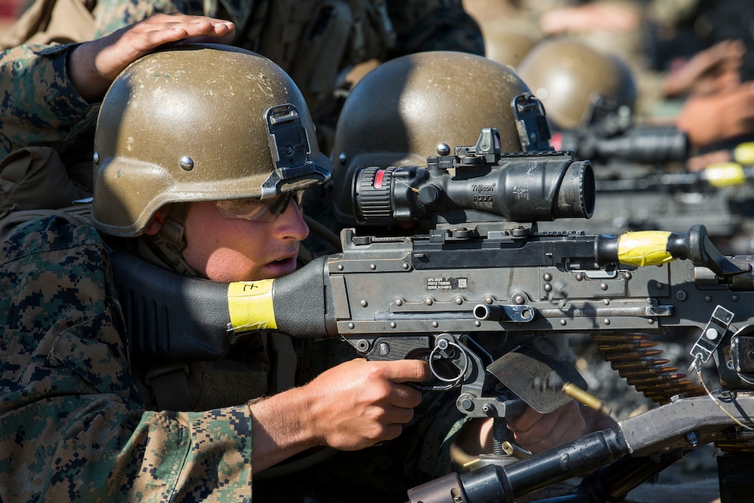 A Marine unit completes combat training exercises.