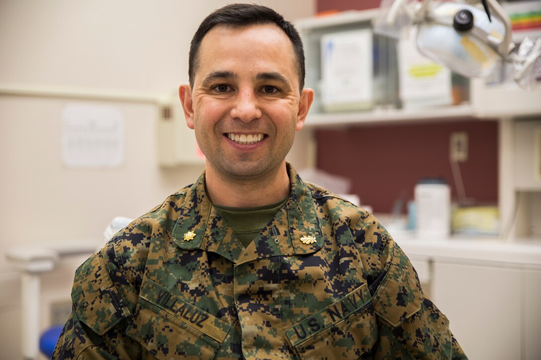 Lt. Cmdr. Joseph Villaluz, the dental officer in charge of Innovative Readiness Training Arctic Care 2018, 4th Medical Battalion, 4th Marine Logistics Group, is participating with his unit at IRT Arctic Care in the Northwest Arctic Borough of the state of Alaska, April 13-27, 2018.