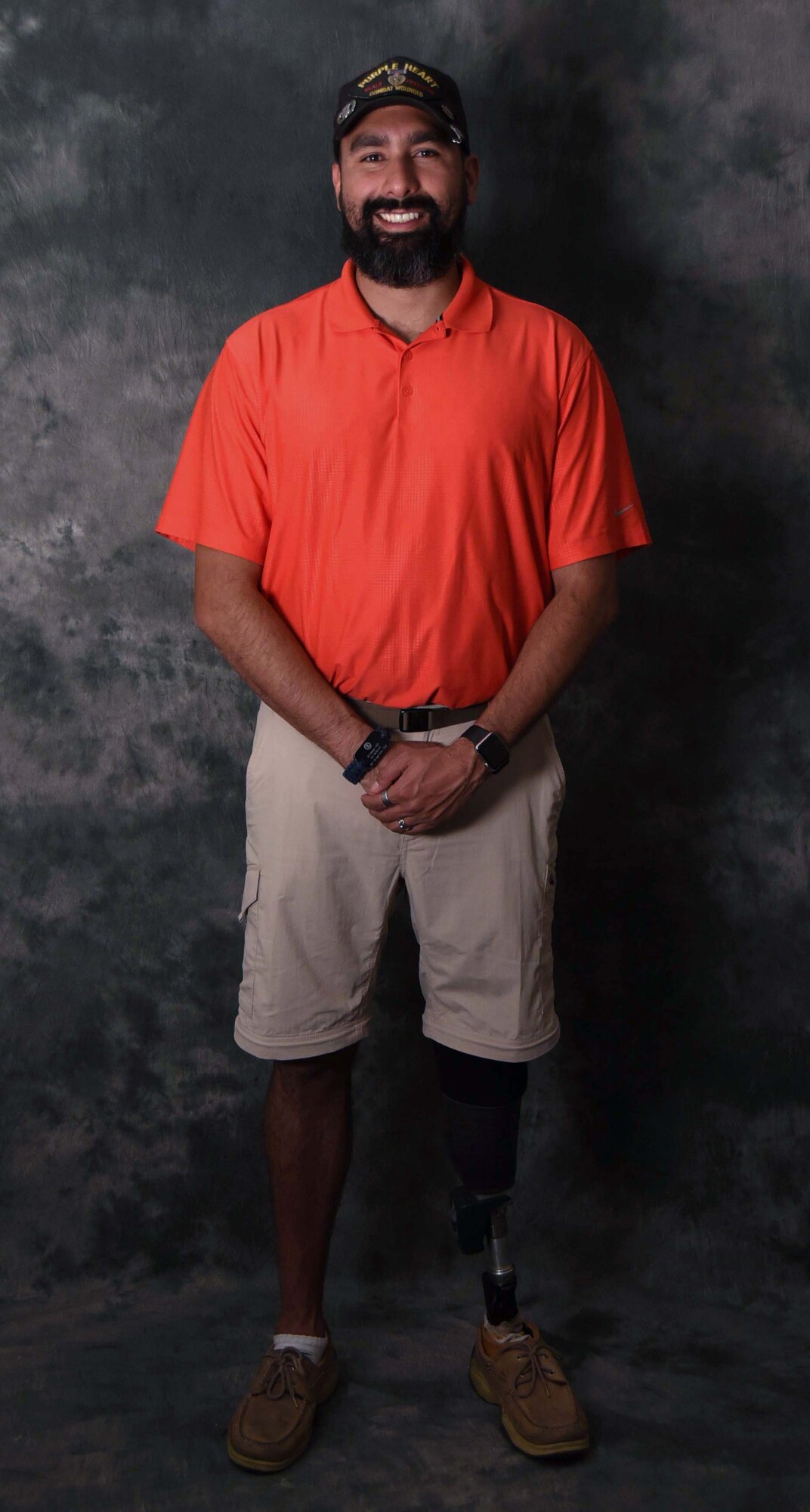 Mr. Scott Palomino, 301st Fighter Wing Airman and Family Readiness Center director, is a survivor of a deadly mortar attack at Balad Air Base, Iraq on April 10, 2004. At the time of the attack, Palomino was an airman first class and a command and control battle management operator assigned to the 603rd Air Control Squadron at Aviano Air Base, Italy. He is a Purple Heart recipient. (U.S. Air Force photo by Tech. Sgt. Charles Taylor)