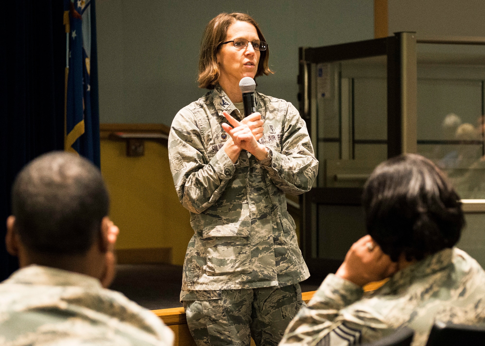 88th Med Group commander holds town hall