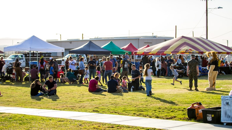 The 4th Annual Earth Day Extravaganza is held at Lincoln Military Housing Athletic Field aboard the Marine Corps Air Ground Combat Center, Twentynine Palms, Calif., April 13, 2018. The purpose of the extravaganza is to bring families together and educate them on how to be better stewards of the Earth’s resources. (U.S. Marine Corps photo by Lance Cpl. Rachel K. Porter)