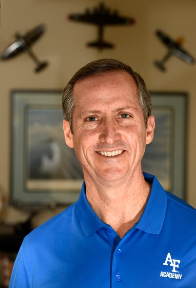 Retired Col. Jack Forsythe poses for a photo inside his home in Alexandria, Va., April 13, 2018. Forsythe flew the final sortie of the F-117 Nighthawk. (U.S. Air Force photo by Staff Sgt. Rusty Frank)