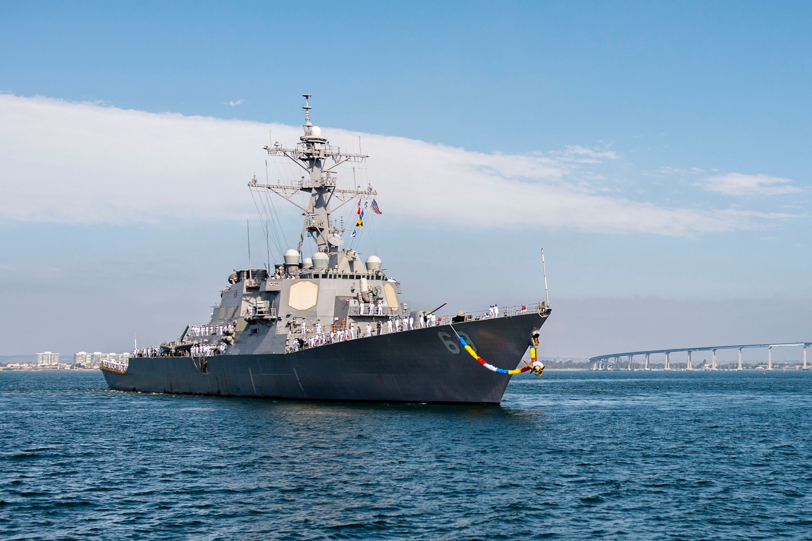 Milius to depart San Diego, forward deploy to 7th Fleet