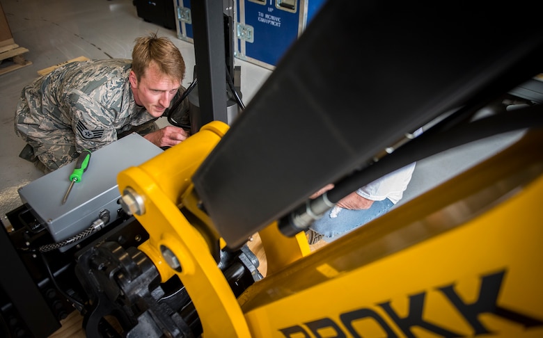 The 96th Civil Engineer Group’s explosive ordnance disposal robotics section gets a new one of a kind robot. The $1.3 million acquisition is the only one of its kind and will be used to support Eglin’s Test and Training Complex missions.