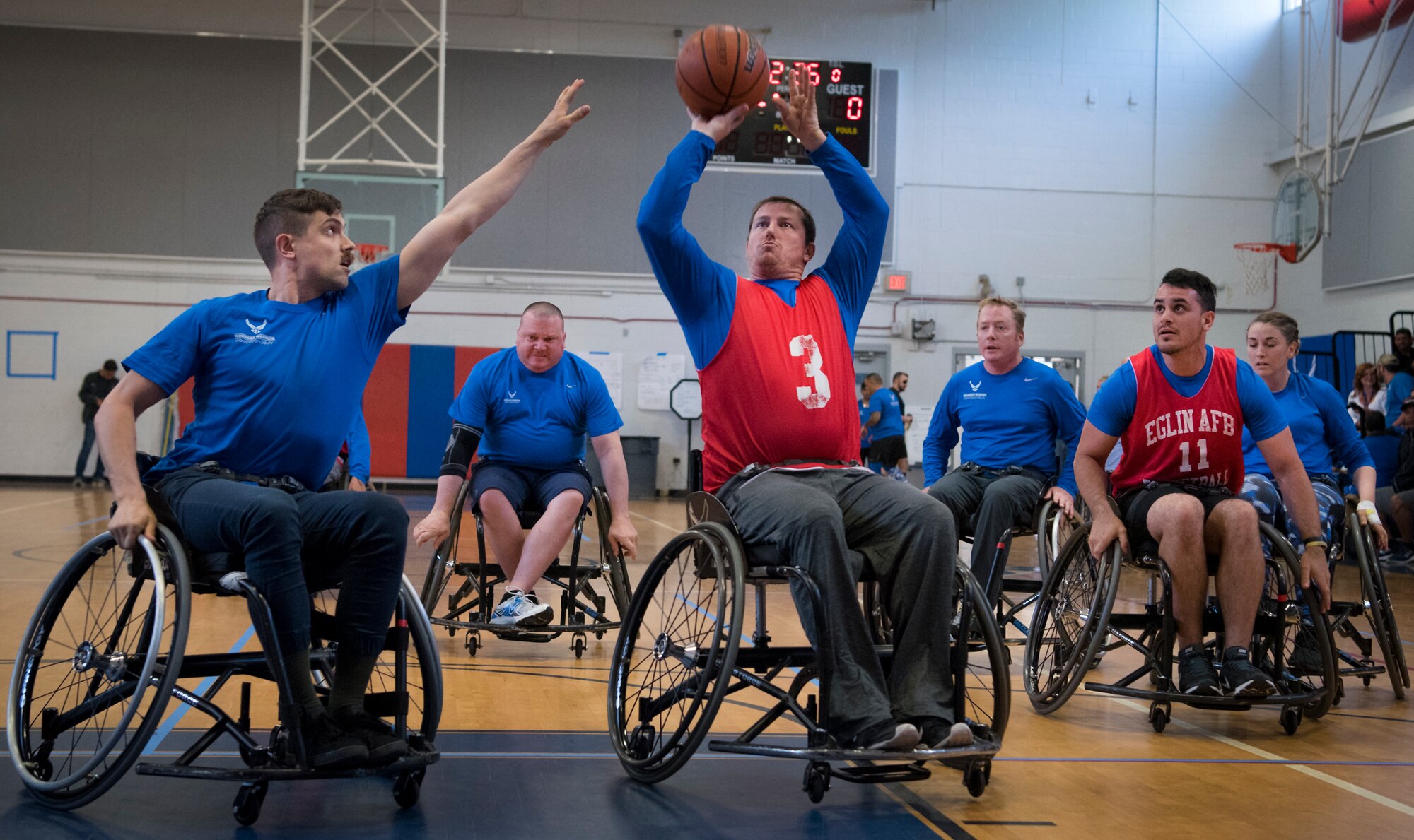 Warrior Care/Games wheelchair basketball games