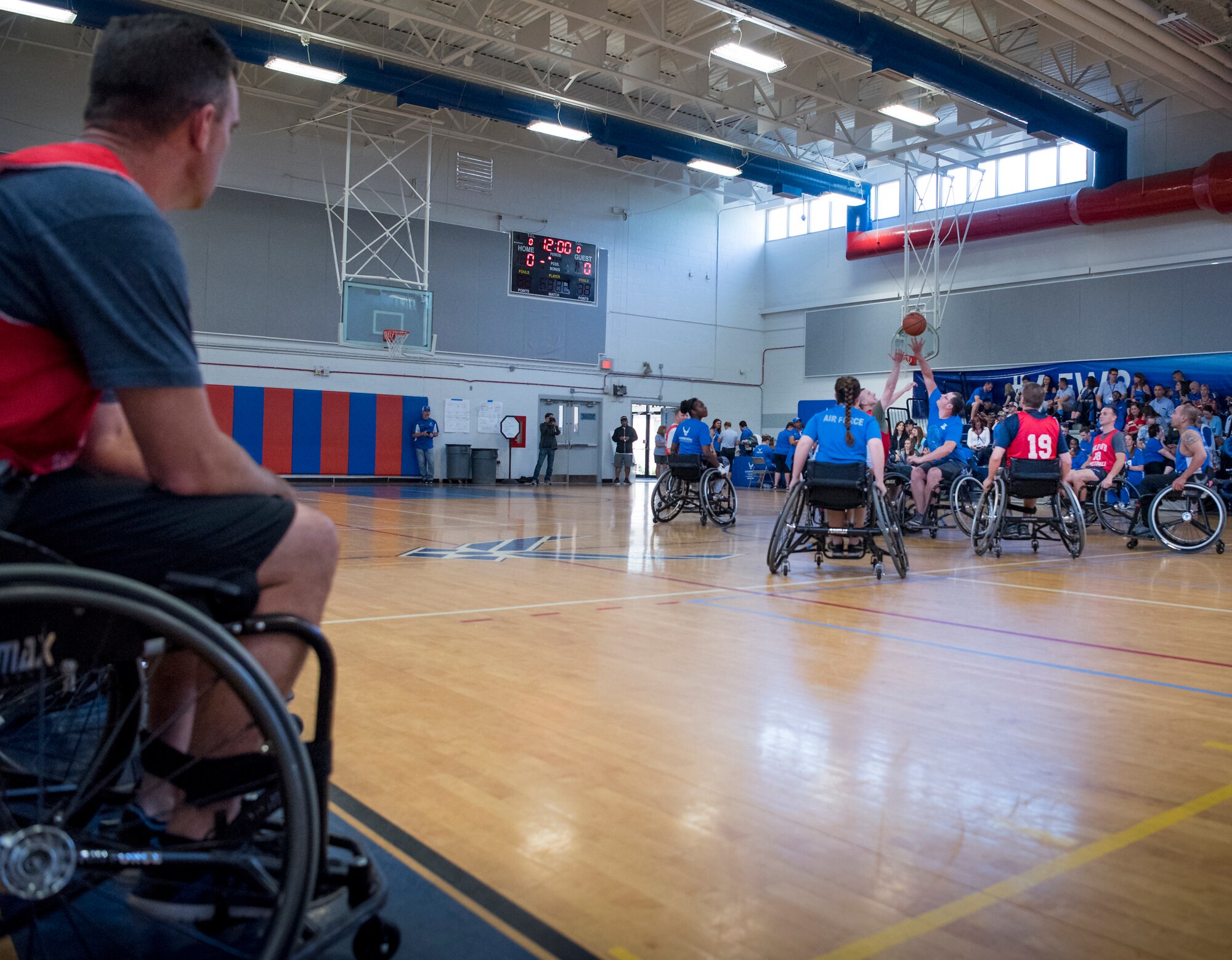 Warrior Care/Games wheelchair basketball games