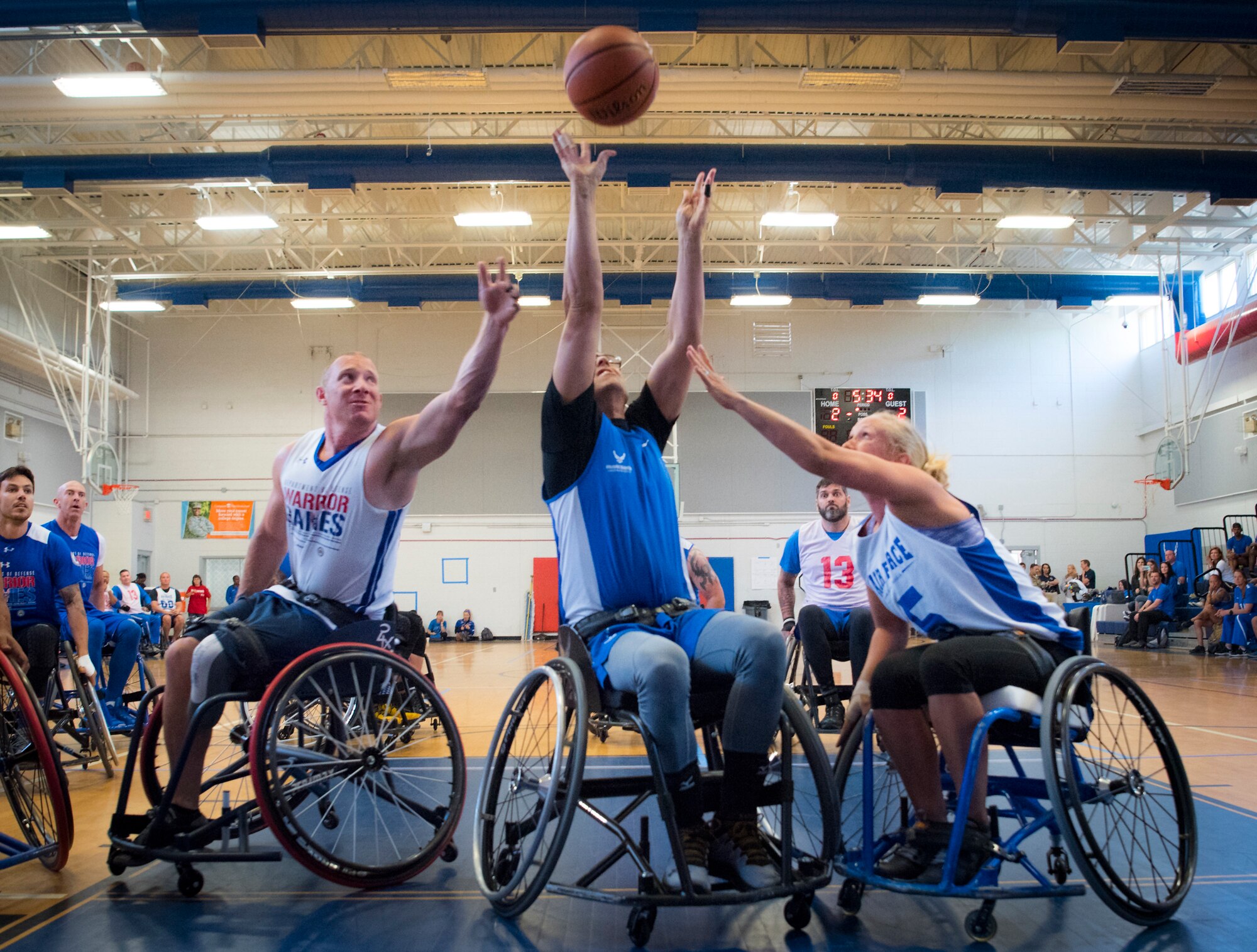 Warrior Care/Games wheelchair basketball games